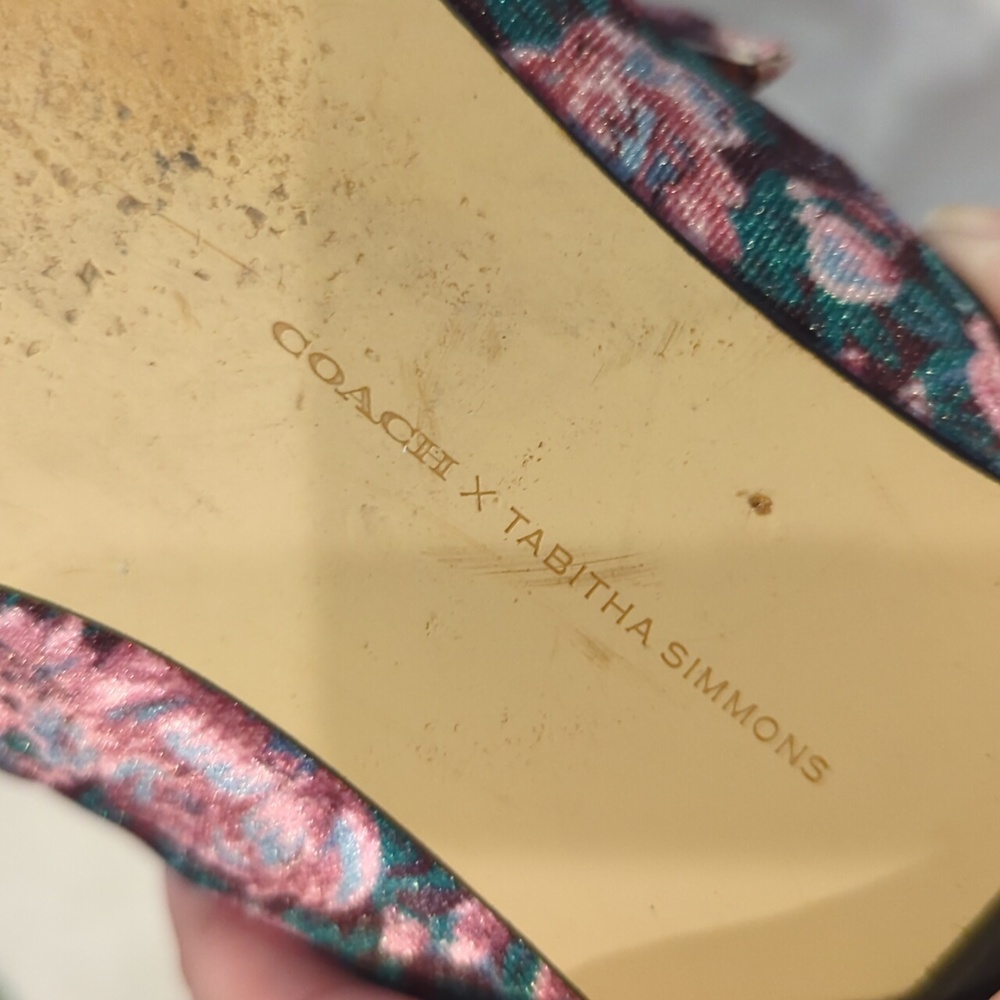 Coach X Tabitha Simmons Multicolor Size 8 Floral Flats - Picture 13 of 13
